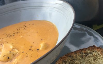 spicy thai chicken soup…