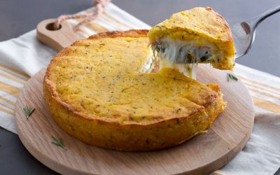 italian potato and ham pie