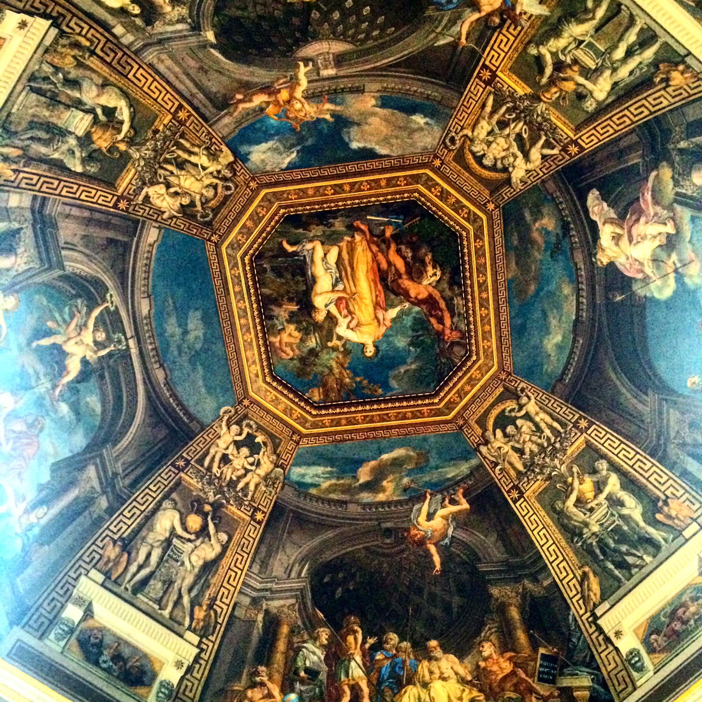 Ceiling frescoes : Vatican Museum
