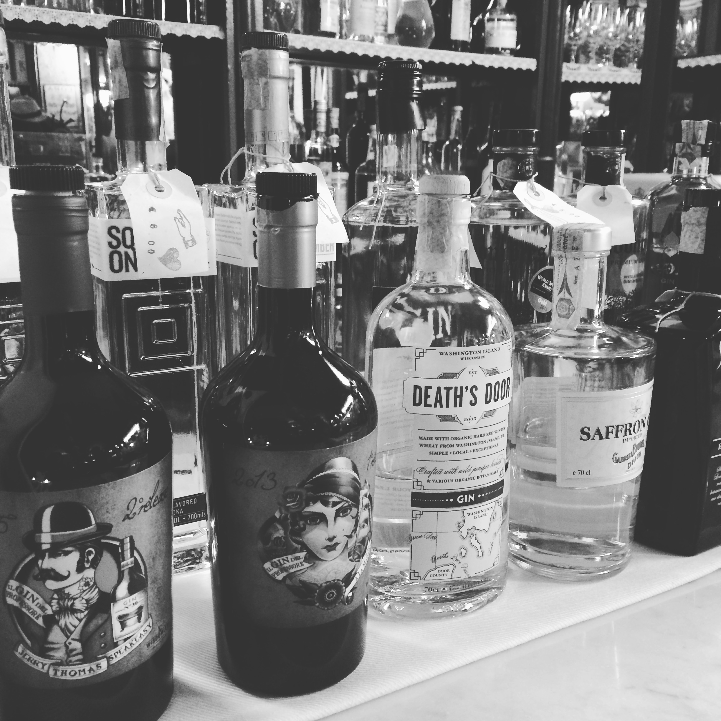 Gins of the day...