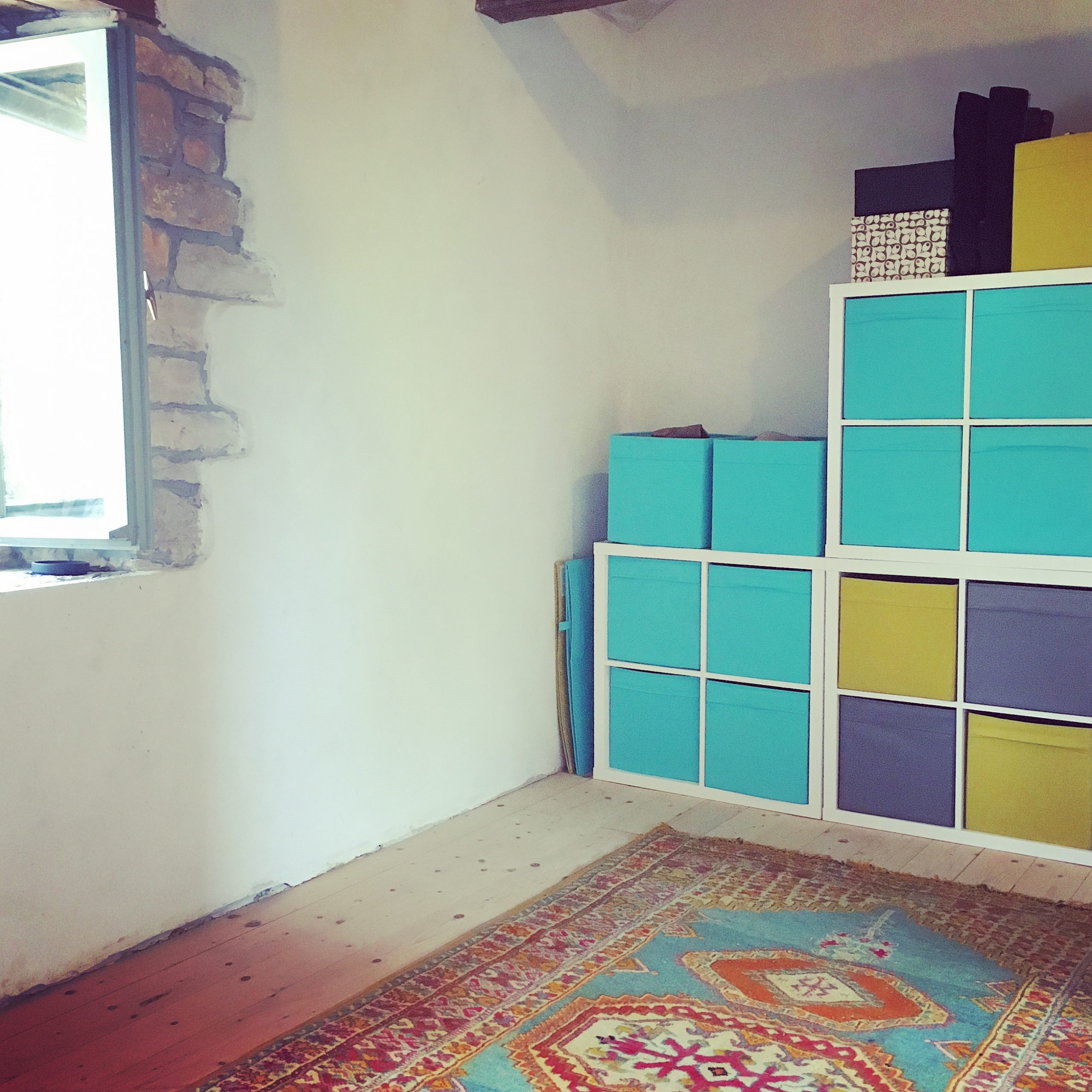 The first incarnation of the room – storage space…