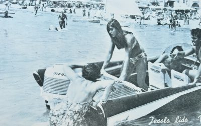 lido di jesolo : venetian riviera : italy